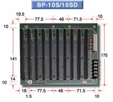 BP-10S Backplane