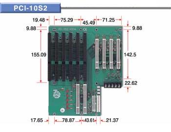 PCI-10S2 Backplane