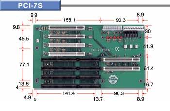 PCI-7S Backplane